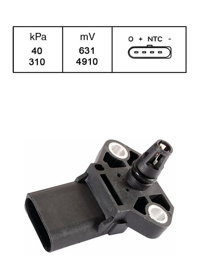 Capteur Sonde De Vitesse Compteur Capteur De Pression Audi Seat Skoda