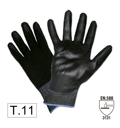 Outillage - Gants de travail paume renforcée de polyuréthane t11 51638N