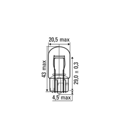 Outillage - Ampoule obn 2polos 12v 21/5w s/t20 52369