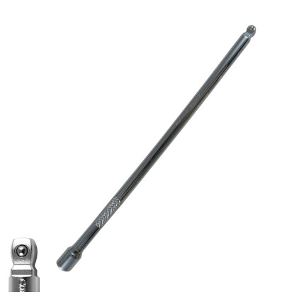 Douille - Barre d'extension de 1/4" à tête sphérique 227mm 12999