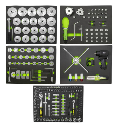 Outillage - Jeu de 5 auges pour l'armoire avec des outils pour le remplacement d'huile 53469