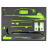 Outillage - Palette avec le kit d'outils pour l'ouverture d'urgence 14064