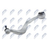 Bras de suspension - Bras des suspension avant pour Bmw 7 E65 01- /avant Inferieur droit/ ZWD-BM-041