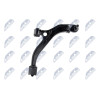 Bras de suspension - Bras des suspension avant pour Chrysler Voyager Iv 00-08 Dodge Caravan 00-08 inférieur droit ZWD-CH-024