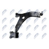 Bras de suspension - Bras des suspension avant pour Ford Focus Ii 04-06-02 18Mm inférieur droit ZWD-FR-013