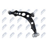 Bras de suspension - Bras des suspension avant pour Fiat Punto 176 93-99 Lancia Ypsilon 840 95-03 inférieur gauche ZWD-FT-004