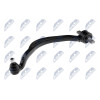 Bras de suspension - Bras des suspension avant pour Mitsubishi Galant 92 Eclipse 95- Inferieur gauche Courbe ZWD-MS-016