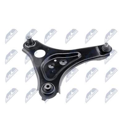 Bras de suspension - Bras des suspension avant pour Renault Twingo 14 Smart Fortwo 14- droit ZWD-RE-039